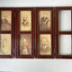 1800’s wooden foldable picture frame