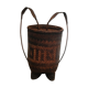 Ancient Japanese woven bamboo basket