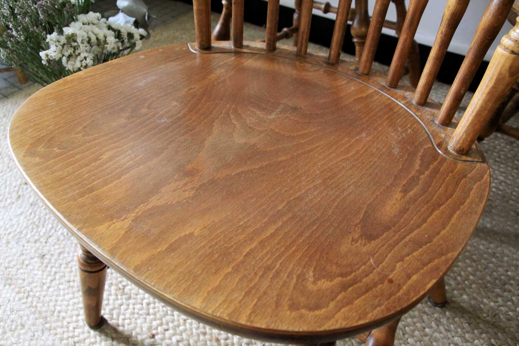 Western style wooden chairs