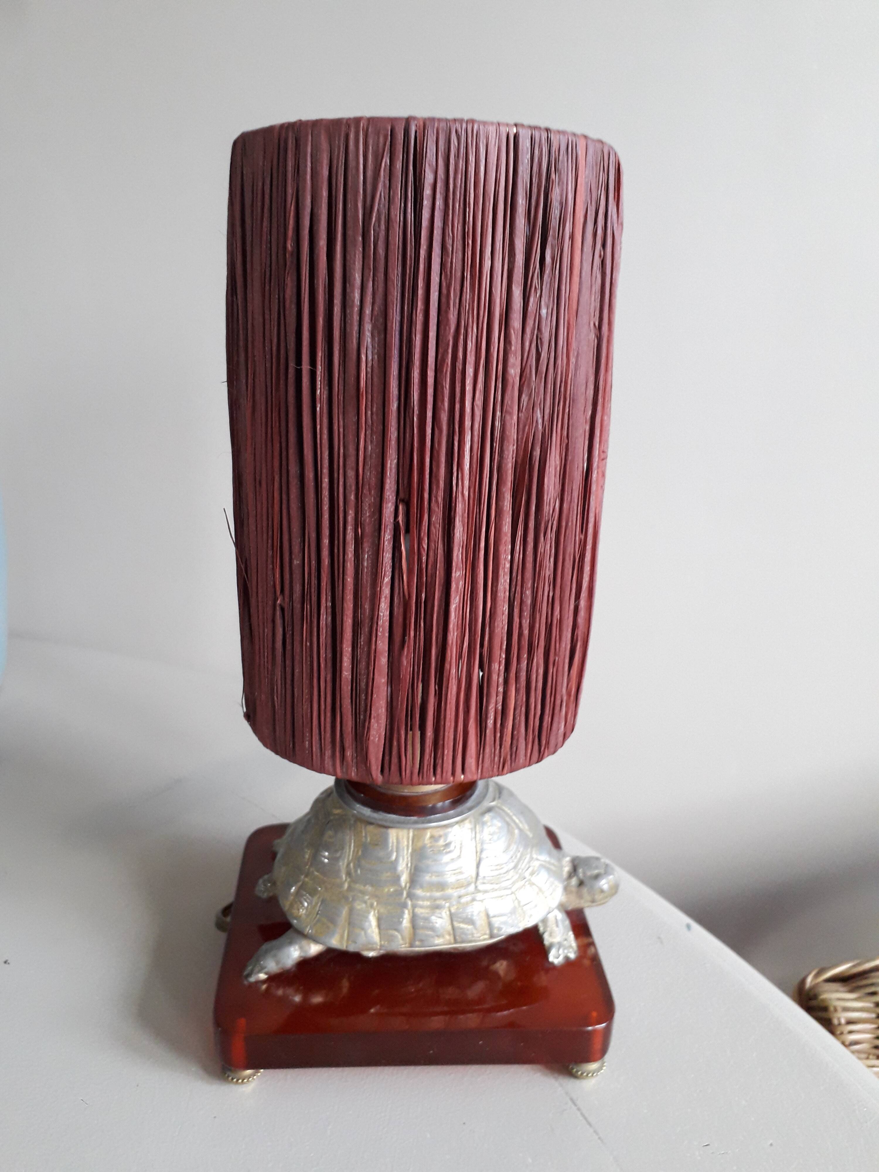 Turtle lamp from the 1940s