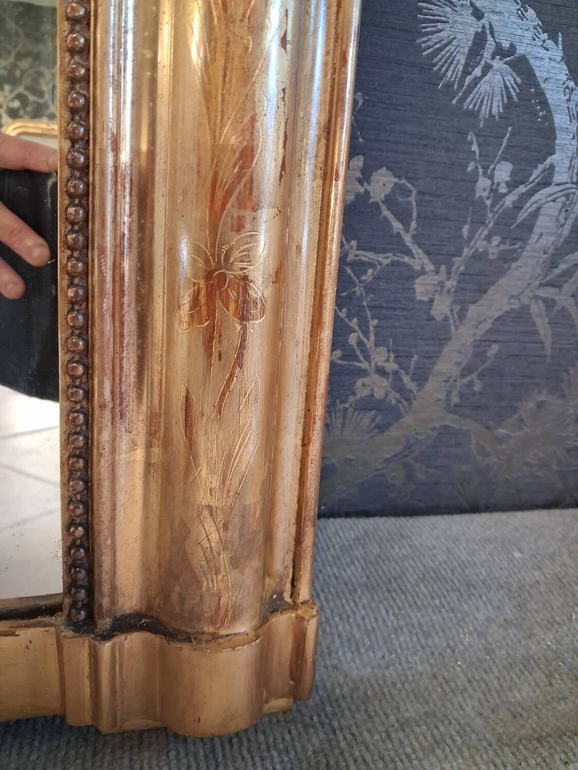 Miroir époque louis Philippe 160 x 99