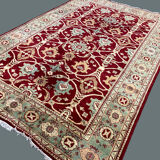 Fine afghan wool ziegler rug 275x183 cm