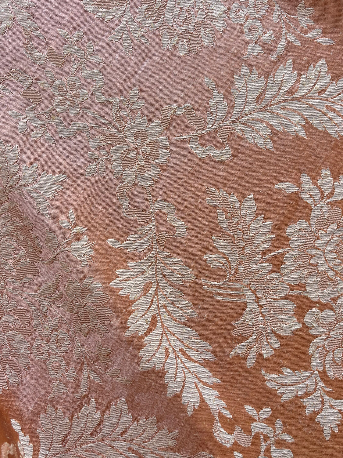 Nappe en soie damasse 19th