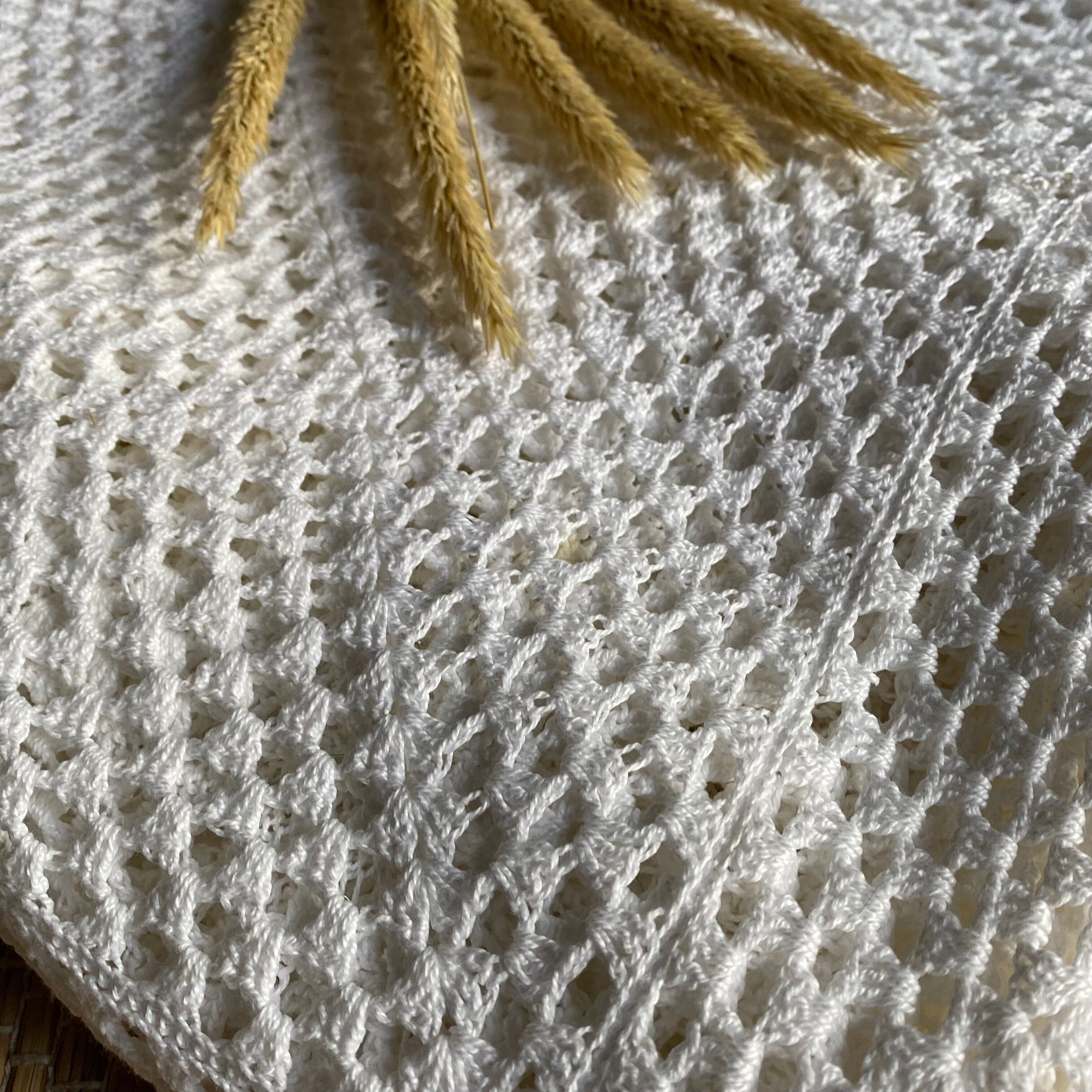 Vintage crochet bed top