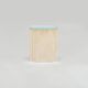 Travertine - Glass side table "LLOYD"
