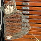 Old vintage metal basket