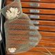 Old vintage metal basket