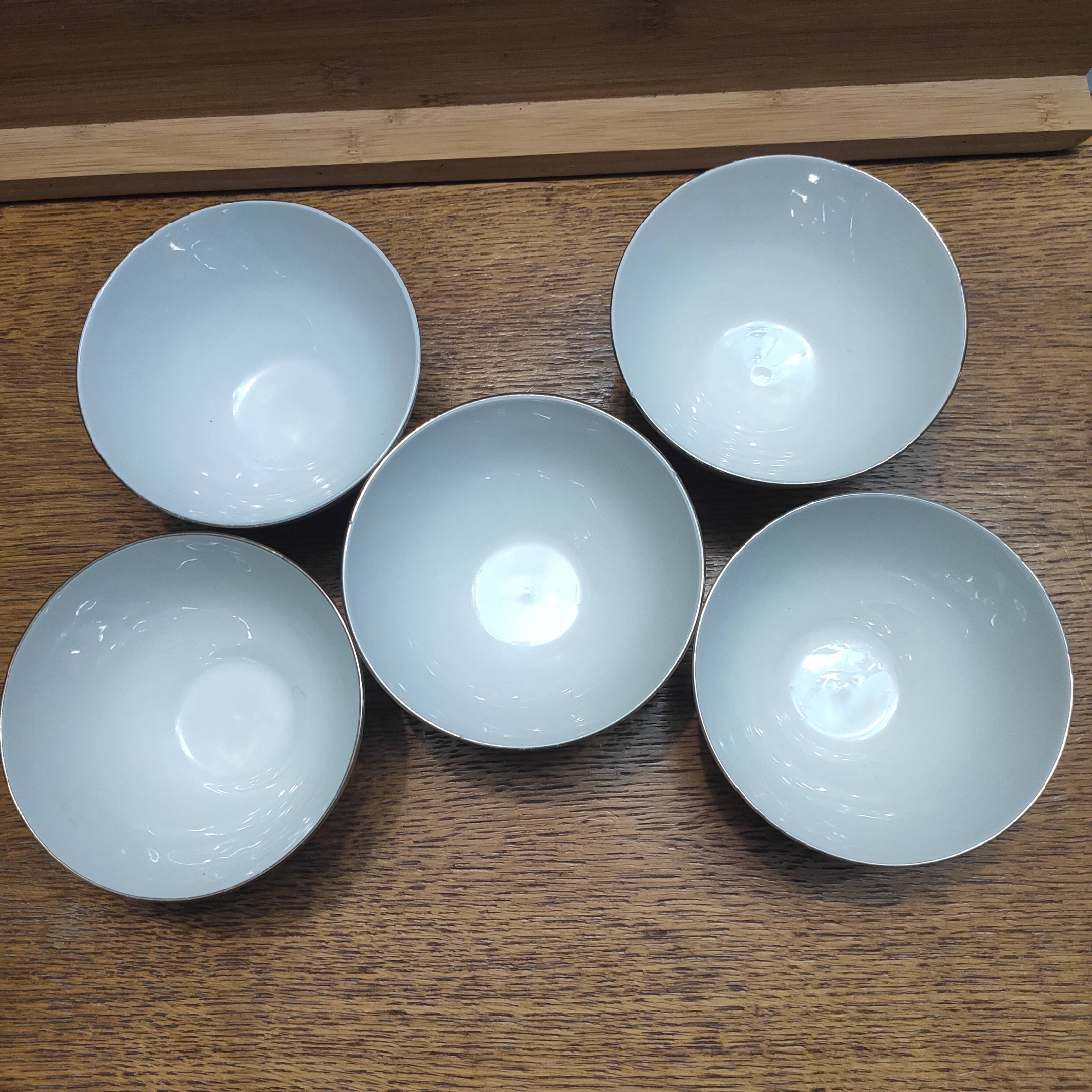 Old porcelain bowls