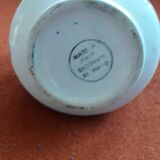 Vintage Italian vase with floral pattern
