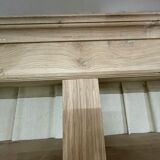 Open bookcase raw oak