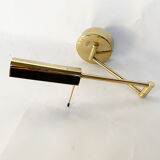 Brass articulated sconce