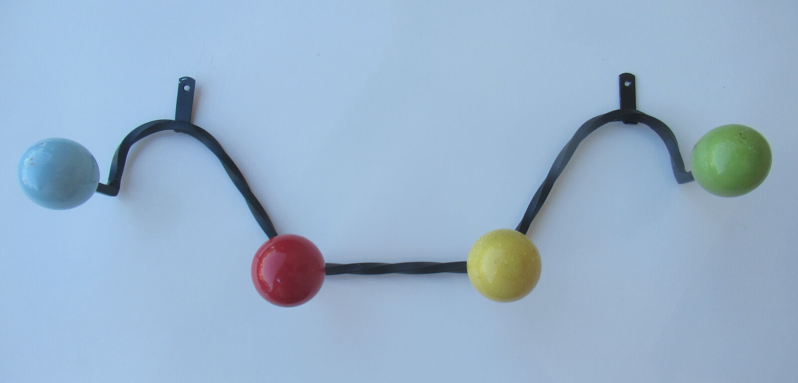 Wall-mounted coat rack, vintage