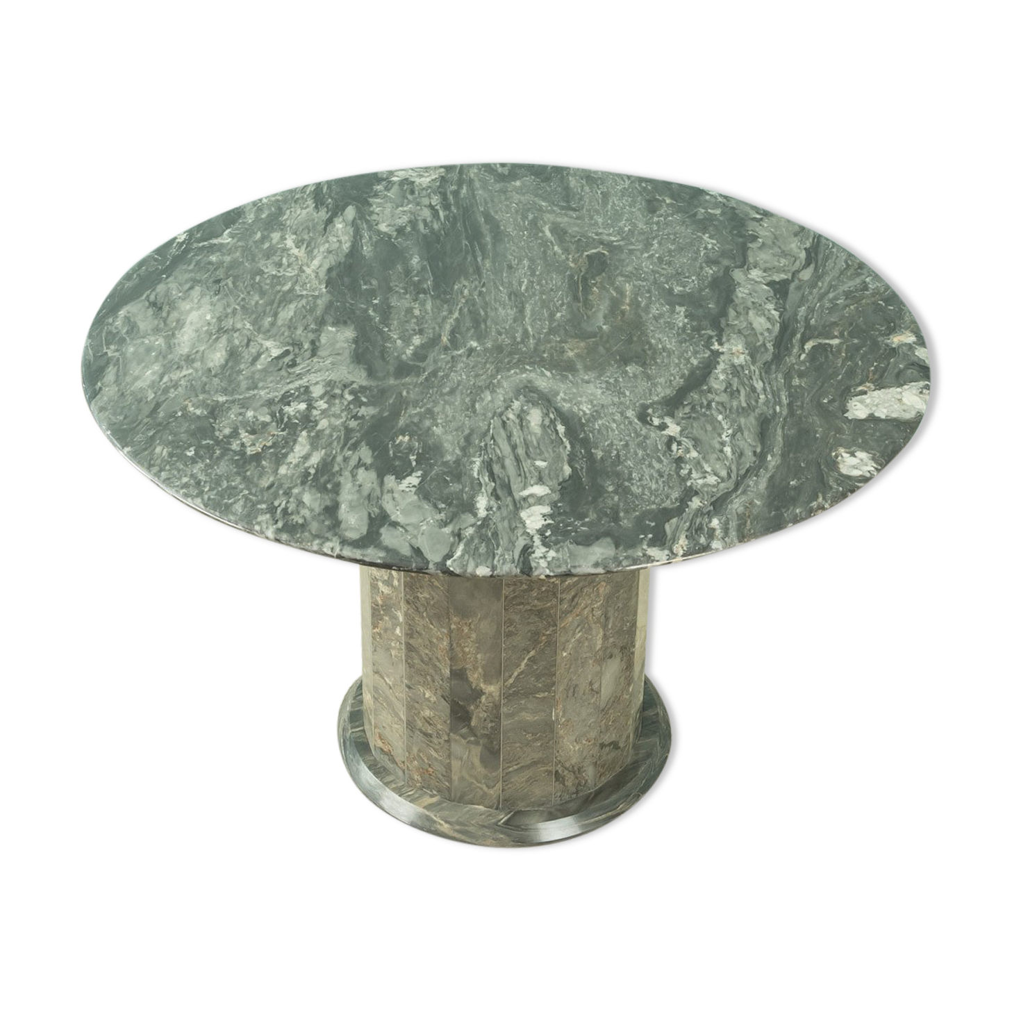 table en marbre des années 1960, ø 120 cm