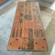 Vintage ceramic coffee table – drakkar pattern – 1970s design