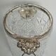 Lion head champagne bucket and its stand 20th century