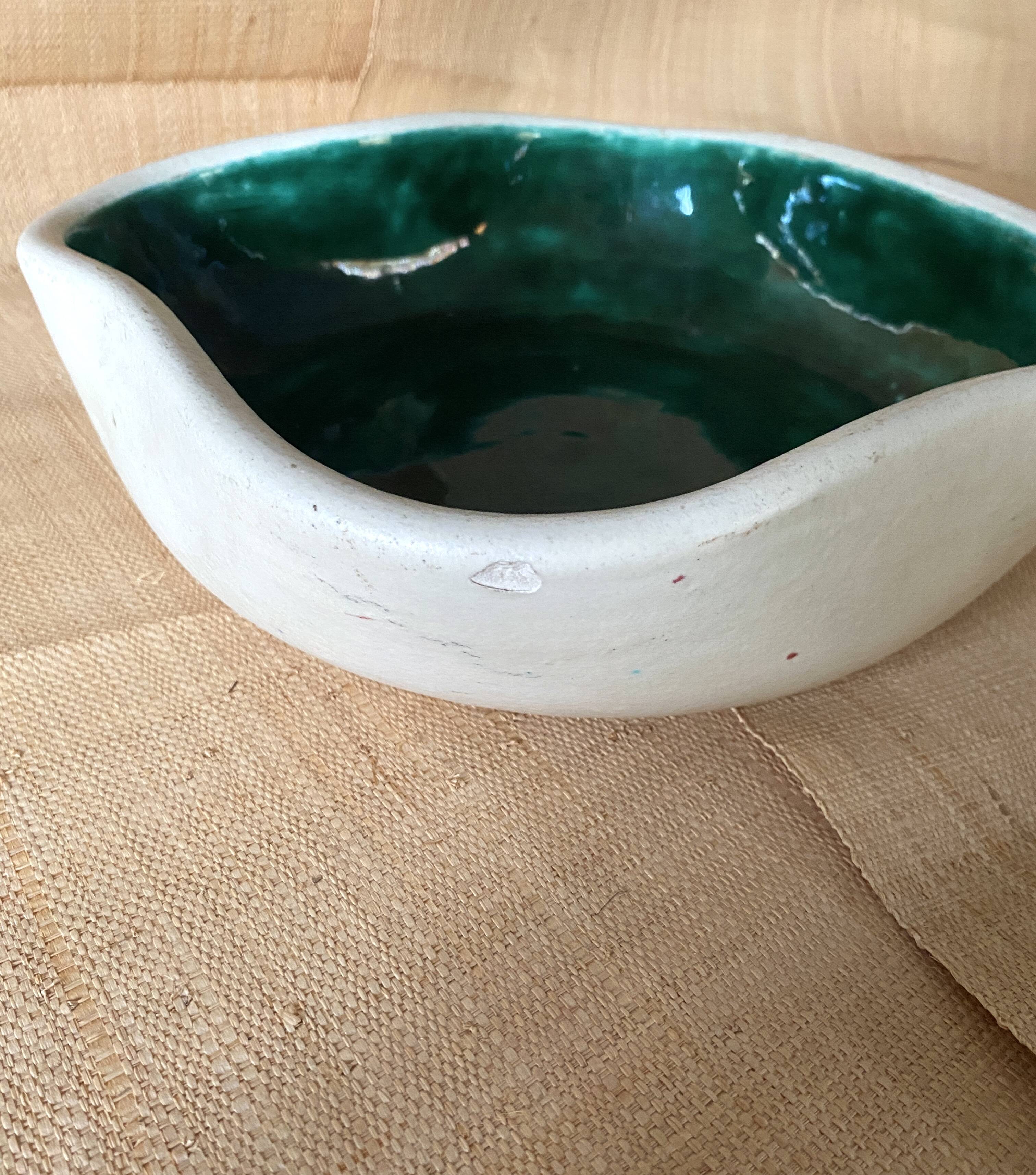 Sèvres Keramos salad bowl, 1950-60