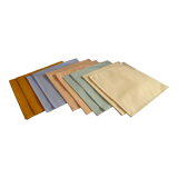 10 napkins Anne de Solène different colors 43 x 43 cm