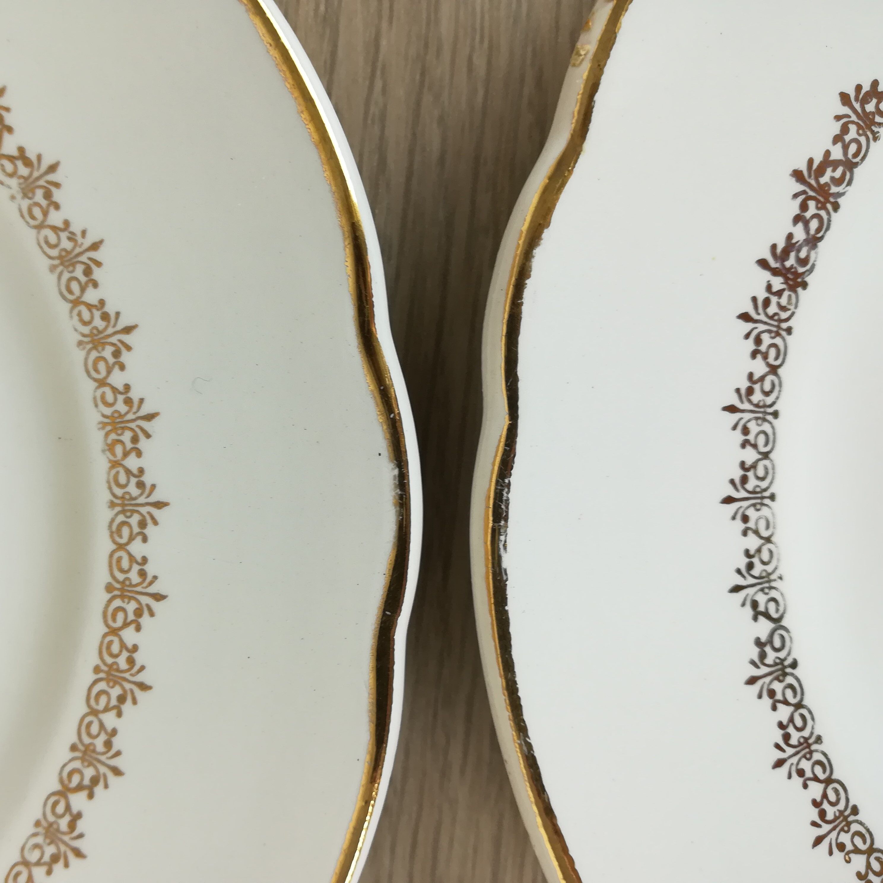 5 dessert plates Lunéville Badonviller