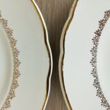 5 assiettes à dessert Lunéville Badonviller