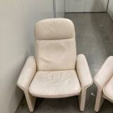 Exceptional and rare Pair of De Sede DS-50 adjustable Lounge Chairs