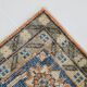 7x12 Peach & Blue Vintage Classic Antique Area Rug, 219x354Cm