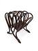 Thonet curved wood magazine rack Art Nouveau