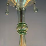 Green Murano glass Venetian chandelier, Venini, circa 1920