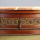 Antique demi-lune buffets in neoclassical style in mahogany from the 20th century.