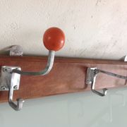 Old patere with 3 heads Orange balls/vintage years 50-60