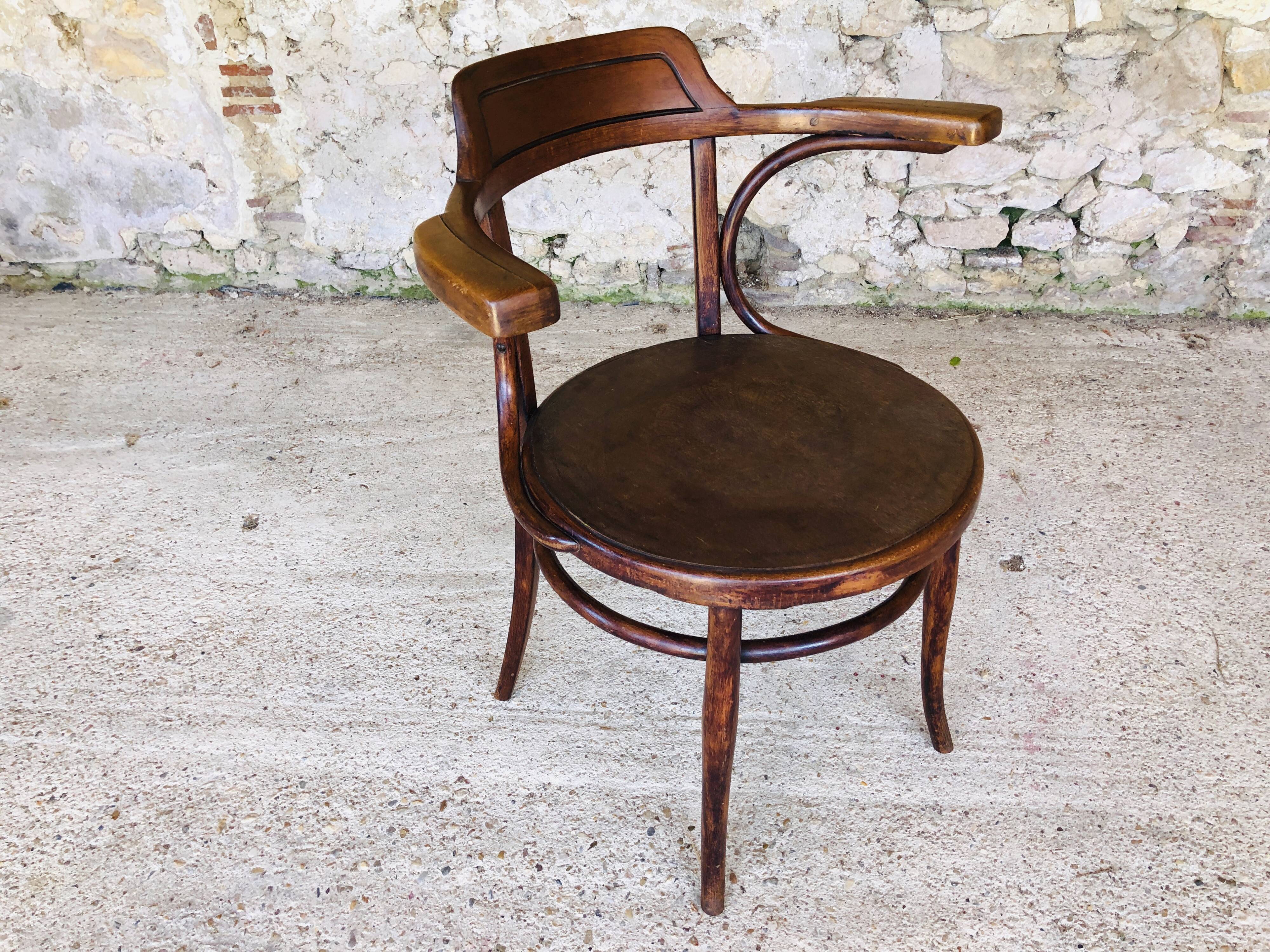 Office chair by J.J. Kohn circa 1890/ 1910