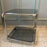 Table basse à double niveau des années 1970