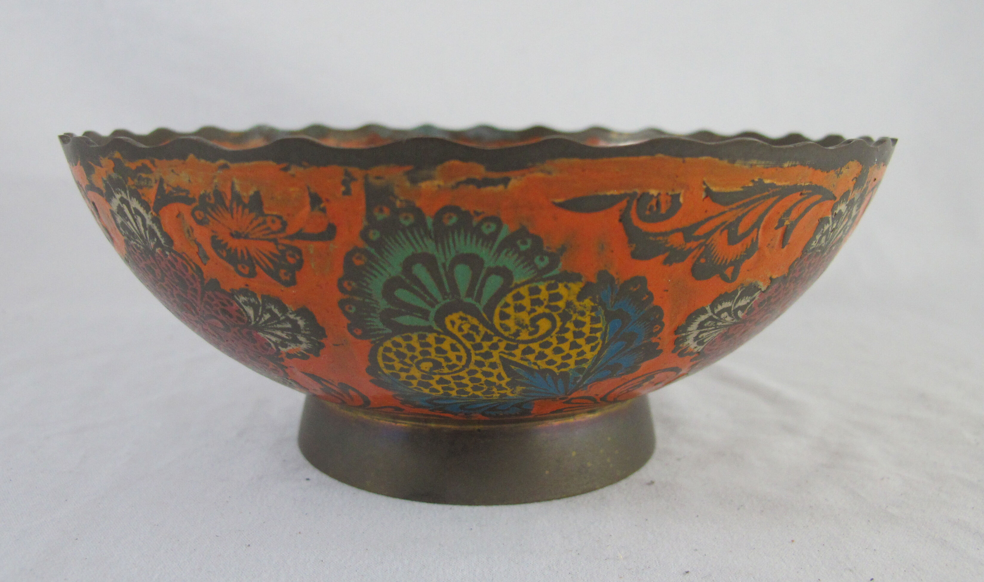 Bowl or empty oriental metal pocket