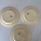 Lot of 3 flat plates, ironstone, Jules Vieillard, model St Buveurs B.