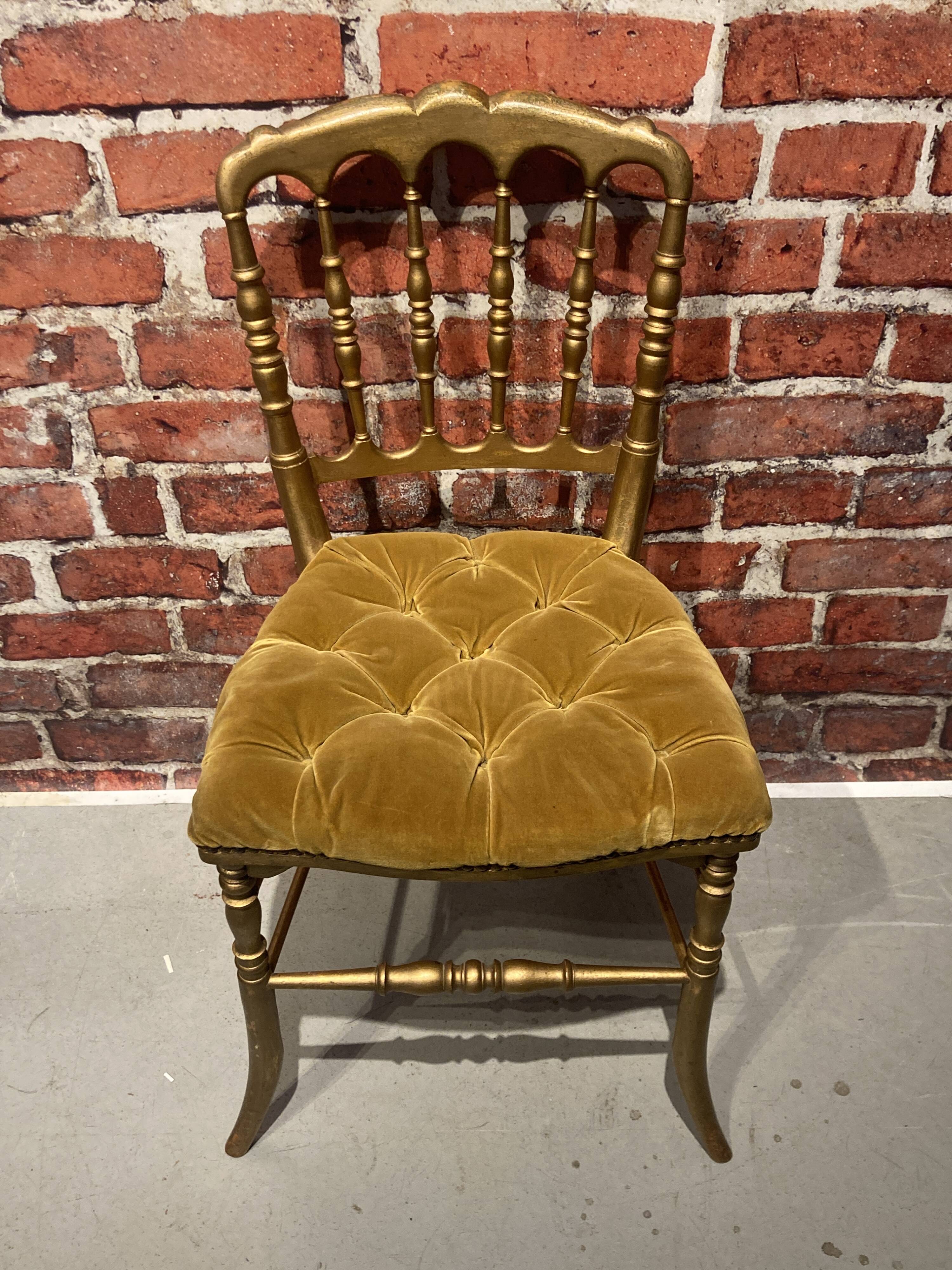 Pair of empire style chairs
