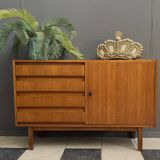 Sideboard 4 drawers 1 door 1960s
