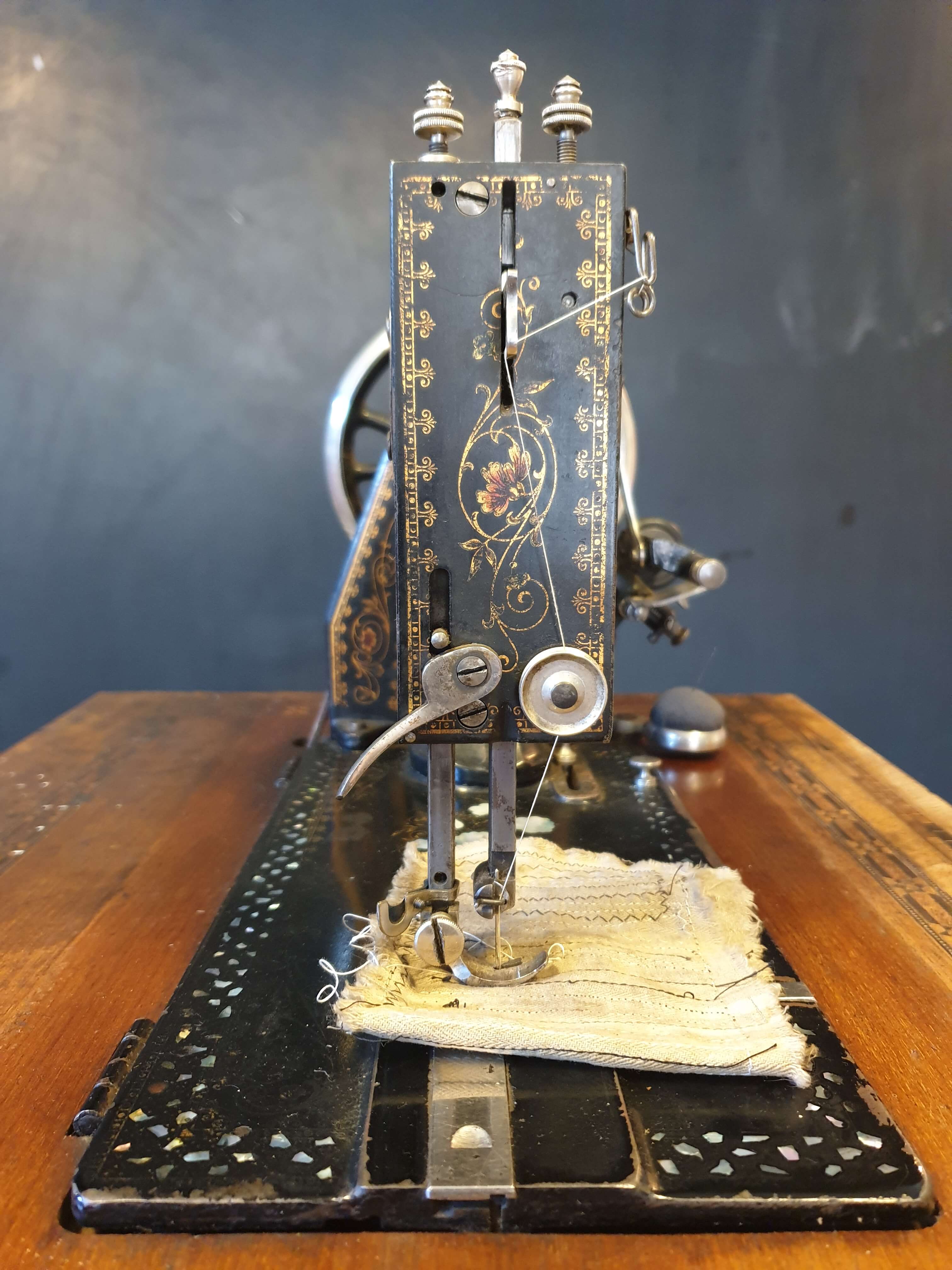 Old gritzner sewing machine