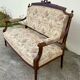 Wooden bench Louis XVI style