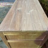 Solid teak row