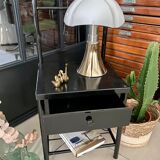 Vintage boarding school bedside table