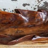 Antique XXL carved solid wood leaf cutter