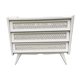 Vintage lacquered chest of drawers grey white