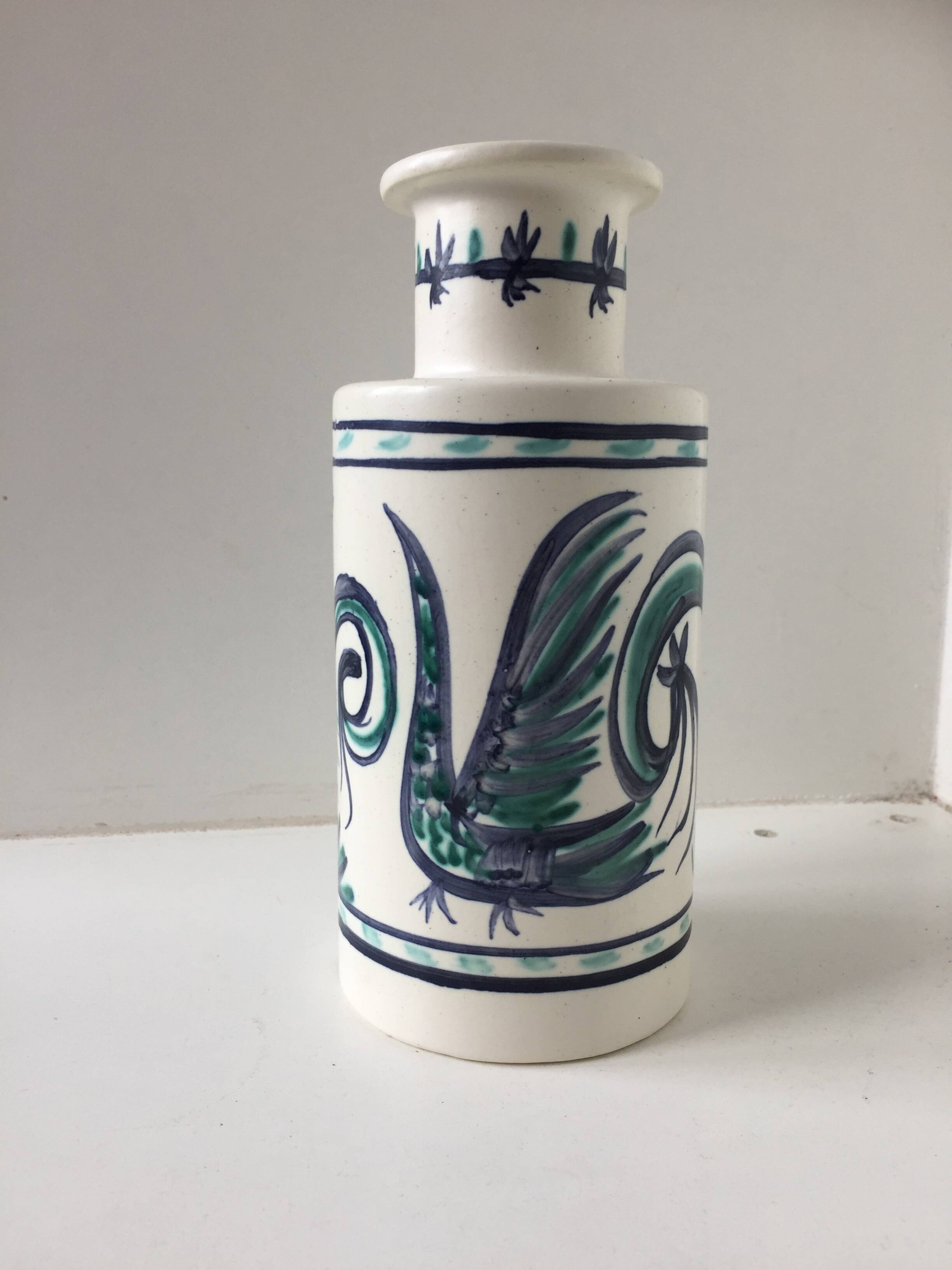 Vase by Alain Piclet in Quimper