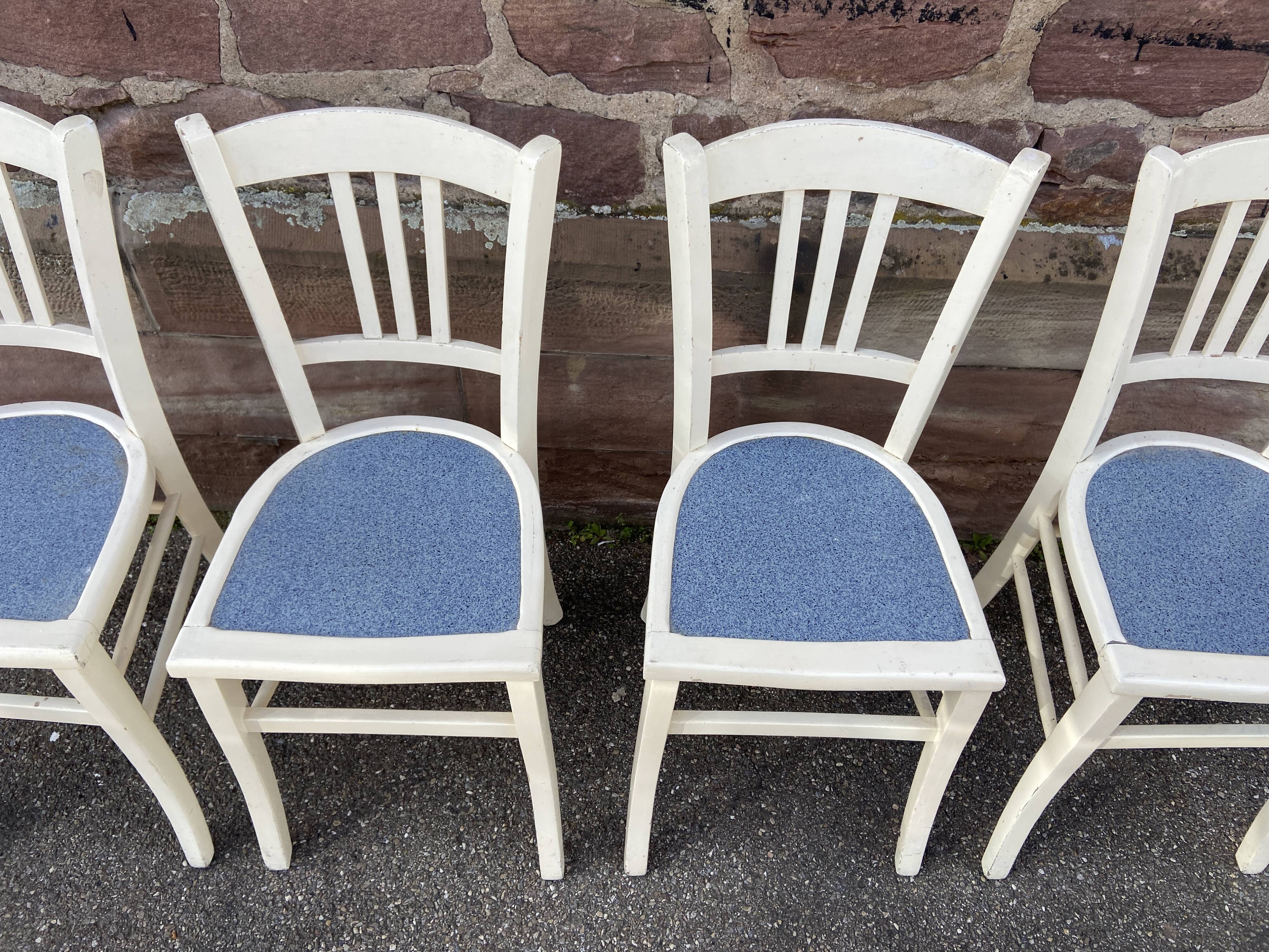 4 Brasserie bistro chairs bentwood bistro chair shabby chic baumann wood & laminate mid century