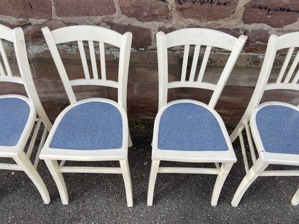 4 Chaises bistrot Brasserie bentwood bistrot chair shabby chic baumann bois & stratifié mid century