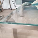 Coffee table in tempered glass