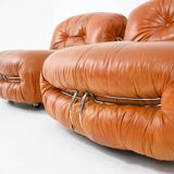 Set of 2 Soriana Armchairs by Afra & Tobia Scarpa for Cassina, years