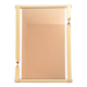 Miroir du milieu du siècle de Luciano Frigerio avec cadre torsadé doré, Italie, Italie