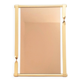 Miroir du milieu du siècle de Luciano Frigerio avec cadre torsadé doré, Italie, Italie