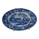Ancienne assiette à décor de chasse