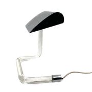 Peter hamburger, crylicord modernist crylicord desk lamp, knoll international, 1960s